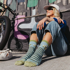 Women's Animal Haus Crew Lightweight Lifestyle Socks